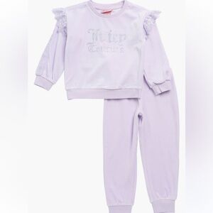 Juicy Couture Velour Pullover and Joggers Set